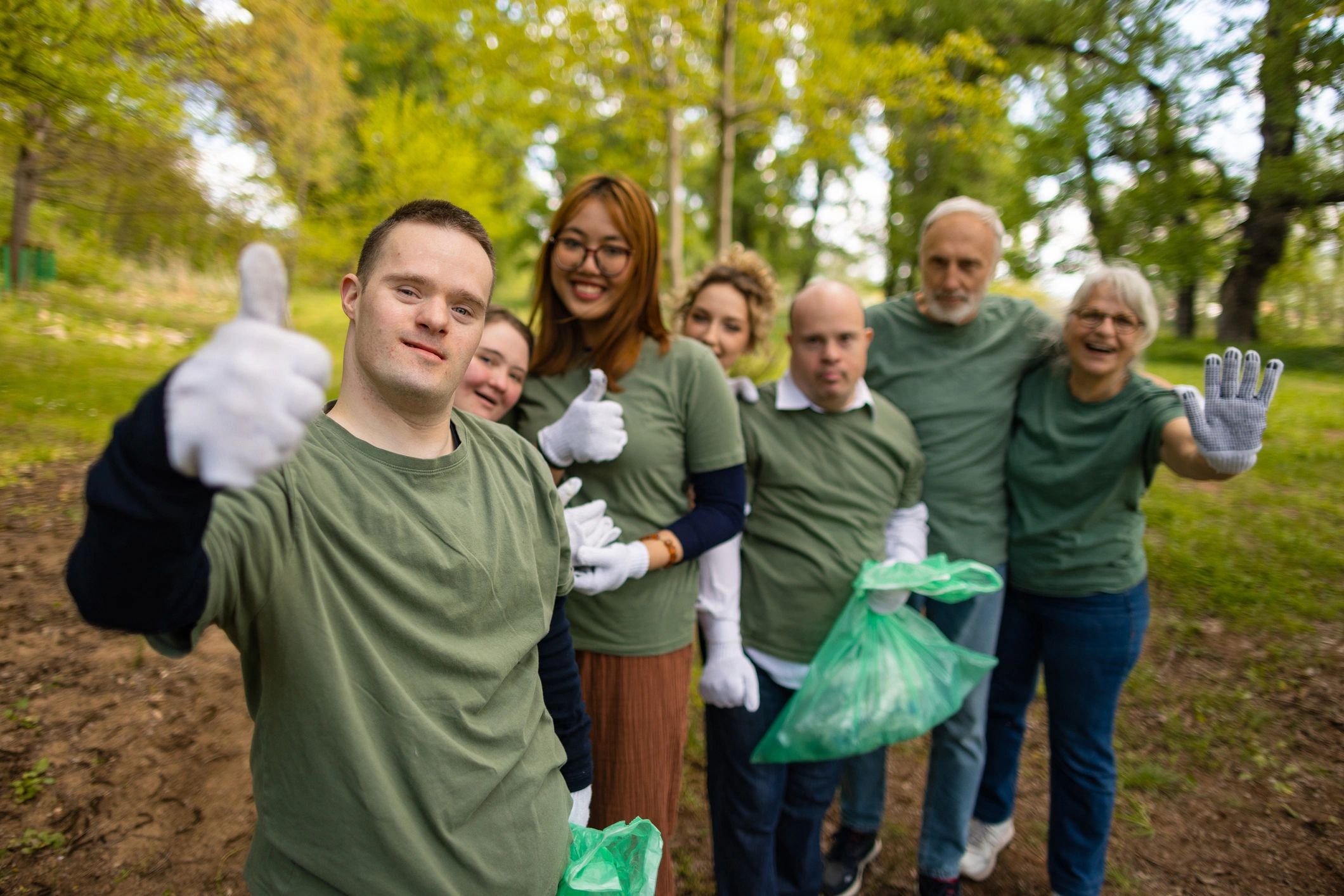 Volunteer group representing volunteer coordinator placeholder